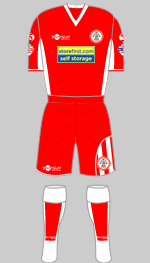 accrington stanley 2013-14 home kit