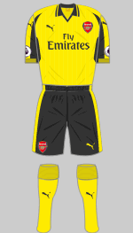 arsenal 2016-17 change kit