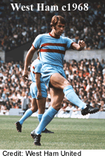 west ham 1960s change kit