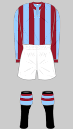 aston villa 1955-56 change kit