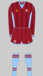 aston villa 1983-84 1st kit no sponsor