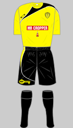 burton albion 2010-11 home kit