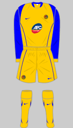 chester city 2007-08 away kit