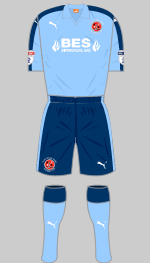 fleetwood town fc 2017-18 change kit