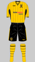 hull city 2009-2010 home kit