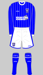 ipswich town home kit 2008-09