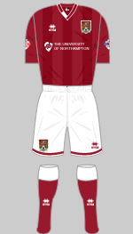 northampton town 2015-16 kit