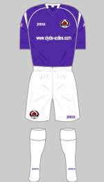 clyde fc 2010-11 away kit