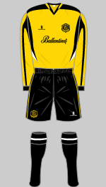 dumbarton 2008-09 home kit