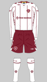 hearts 2007-08 away kit