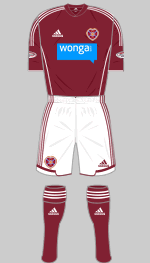 heart of midlothian 2012-13 home kit