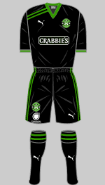 hibernian fc 2011-12 away kit