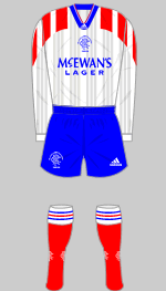 rangers 1993 change kit