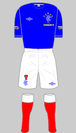 rangers fc 140th anniversary kit 2012