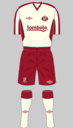 sunderland 2010-11 away kit