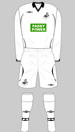 swansea fa cup kit february 2009