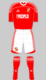 swindon town fc fa cup strip 2011-12