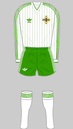 northern ireland 1985-86 change kit