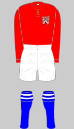 czechoslovakia 1934 world cup red kit