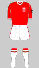 peru 1970 world cup change kit