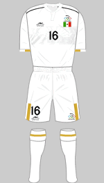 mexico 2012 olympics white football kit